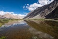 Natural Pool in Nubra Valley, India Royalty Free Stock Photo