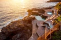 Natural pools in Charco Azul on La Palma