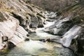 Natural pools of Los Pilones in the Garganta de los infiernos gorge, Jerte valley, Caceres, Spain