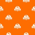 Natural pure water pattern vector orange Royalty Free Stock Photo