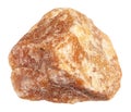 natural raw heliolite sunstone mineral cutout