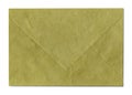 Natural recycled nepalese paper envelope Royalty Free Stock Photo