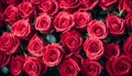 Natural red roses background, flowers wall Royalty Free Stock Photo