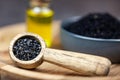 Natural remedies - black seed close up