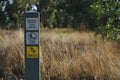 Natural Reserve Dogs Must Be On Leash Sign Royalty Free Stock Photo