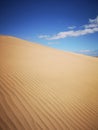 Natural reserve of Dunes of Maspalomas in Gran Canaria, Spain Royalty Free Stock Photo