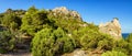 Natural reserve of mount Karaul-Oba, Crimea, city of Sudak, Black sea Royalty Free Stock Photo