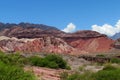 Natural reserve Quebrada de las Conchas en Argentina Royalty Free Stock Photo