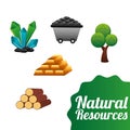 natural resources design Royalty Free Stock Photo