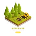 Natural Resources Isometric Composition Royalty Free Stock Photo