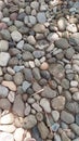 natural river rock pebble stone wallpaper background Royalty Free Stock Photo