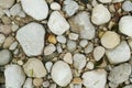 Natural River Stone Background and Texture Royalty Free Stock Photo