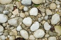 Natural River Stone Background and Texture Royalty Free Stock Photo
