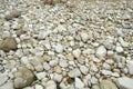 Natural River Stone Background and Texture Royalty Free Stock Photo