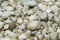 Natural River Stone Background and Texture Royalty Free Stock Photo
