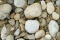 Natural River Stone Background and Texture Royalty Free Stock Photo