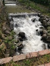 Natural river turkey waterfall Royalty Free Stock Photo