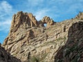 Natural Rock Arch against the Colorado Sky Royalty Free Stock Photo