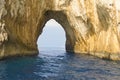 Natural rock arch doorway