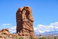 Natural rock bridge in Bridges national park Royalty Free Stock Photo