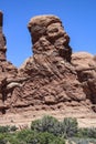 Natural rock bridge in Bridges national park Royalty Free Stock Photo