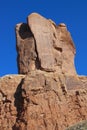 Natural rock bridge in Bridges national park Royalty Free Stock Photo