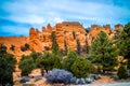 Natural Rock formation in Red Canyon Dixie, Utah