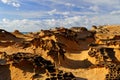 Natural Rock Formation At Yehliu Geopark, One Of Most Famous Wonders In Wanli, New Taipei City,