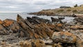 The natural rock formations along the coastline in Penneshaw Kangaroo Island South Australia on May 12th 2021