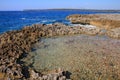 Natural rock pool in Cienfuegos, Cuba Royalty Free Stock Photo