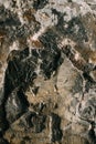 Natural rock texture and background. Close up view of natural rock for design. Royalty Free Stock Photo