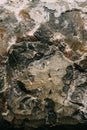 Natural rock texture and background. Close up view of natural rock for design. Royalty Free Stock Photo