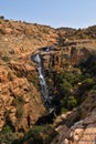 Natural Rocky Terrain Ravine Waterfall