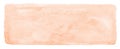 Rose beige, skin color elongated watercolor stains background, rectangle shape. Royalty Free Stock Photo