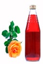 Natural rose syrup Royalty Free Stock Photo