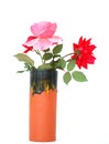 Natural rose vase