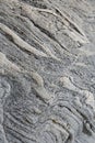 Natural Rough Granite stone showing wavy stratification from Lake Superior North Shore