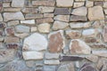 Natural rough stone wall - texture