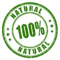 100 natural rubber stamp