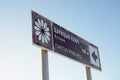 Natural Russian Landmark sign- Tsaritsyn spring-well in Zaonezhye, Karelia Republic