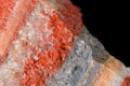 Natural Saline Deposits Close-up