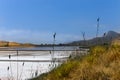 Natural Salt Flats, Spain Royalty Free Stock Photo