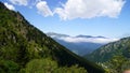 Natural scenery of beautiful mountains near Blacksea Coast, Rize, Turkey. Royalty Free Stock Photo