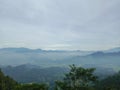 natural scenery from the land above the clouds of Tanah Toraja Royalty Free Stock Photo