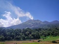 Natural scenery of Mount Welirang on Java Island, Indonesia Royalty Free Stock Photo