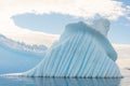 A natural sculpture in Antarctica Royalty Free Stock Photo