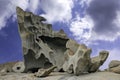 Natural sculpture at the Remarkable Rocks on Kanga