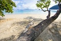 Natural sea beach of nyaung oo phee island andman sea border myanmar and southern of thailand Royalty Free Stock Photo