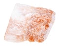 Natural Selenite stone isolated Royalty Free Stock Photo