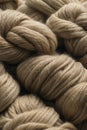 Natural sheep wool texture. Brown wool background Royalty Free Stock Photo
